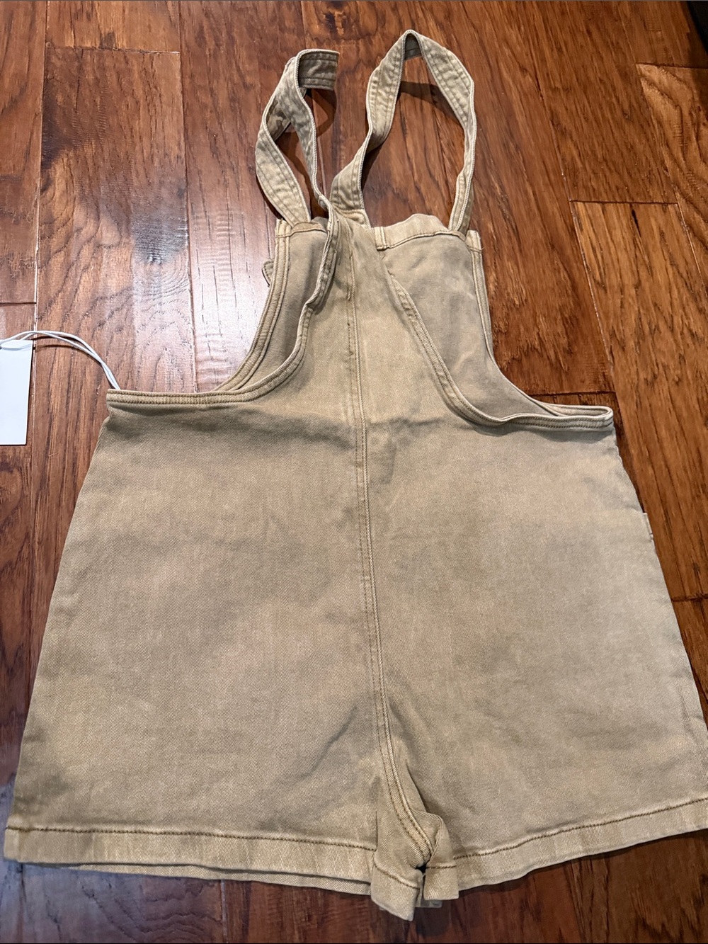 Women One Piece Denim Short Romper - Picture 3 of 3